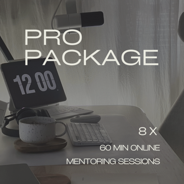 8 Online Mentoring Sessions (60 min each)